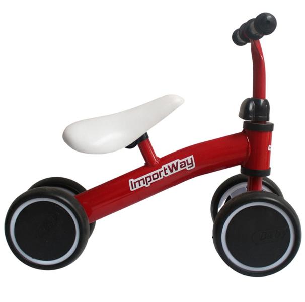 Imagem de Triciclo Balance Andador S/pedal Equilibrio Menino Menina Vermelho