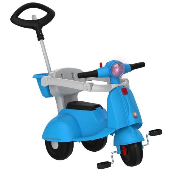 Imagem de Triciclo Bandeirante Scooter Banderetta Passeio e Pedal com Haste Removível