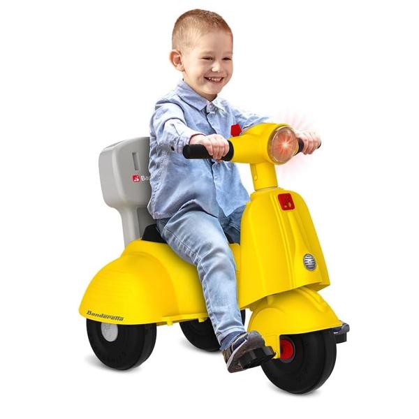 Imagem de Triciclo Banderetta com Capota Passeio & Pedal Amarelo - Bandeirante