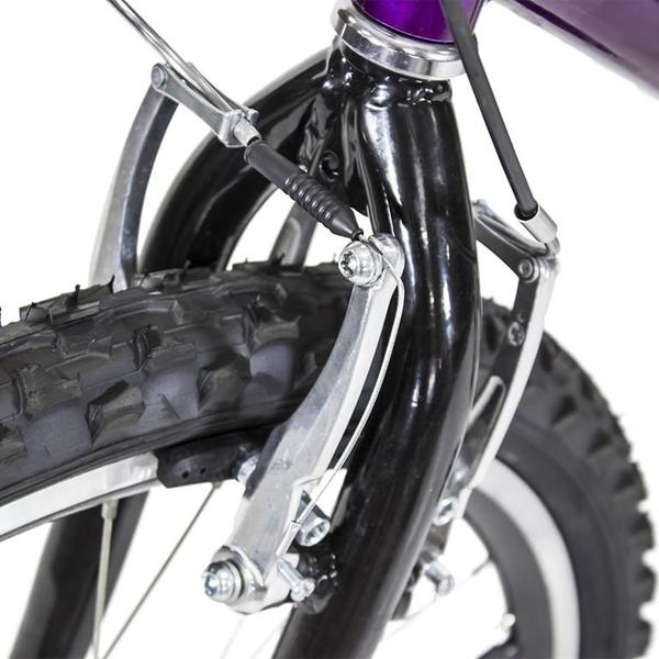 Imagem de TRICICLO BICICLETA 3 RODAS TWICE ROXO COMPLETO  - Freio V-brake