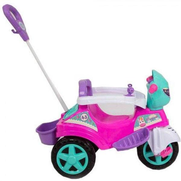 Imagem de Triciclo de Passeio Baby City Menina com Pedal/Buzina/Guia