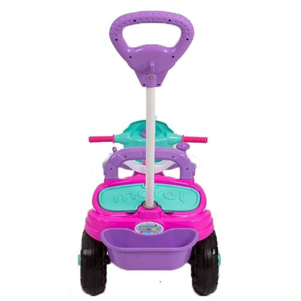 Imagem de Triciclo de Passeio Baby City Menina  com Pedal/Buzina/Guia