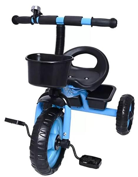 Imagem de Triciclo Divertido Infantil Azul Com Cestinhas E Buzina - Zippy Toys