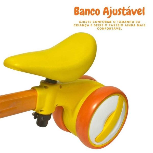 Imagem de Triciclo Equilíbrio 4 Rodas Importway Bw309Am Amarelo