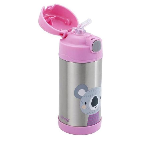 Imagem de Triciclo Giratório Kiddo + Garrafa Térmica Rosa Coala 270ml