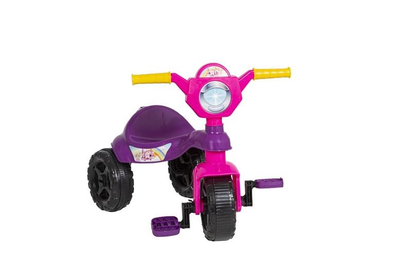 Imagem de Triciclo Infantil a Pedal Motoca Kemotoca Princesa Kendy