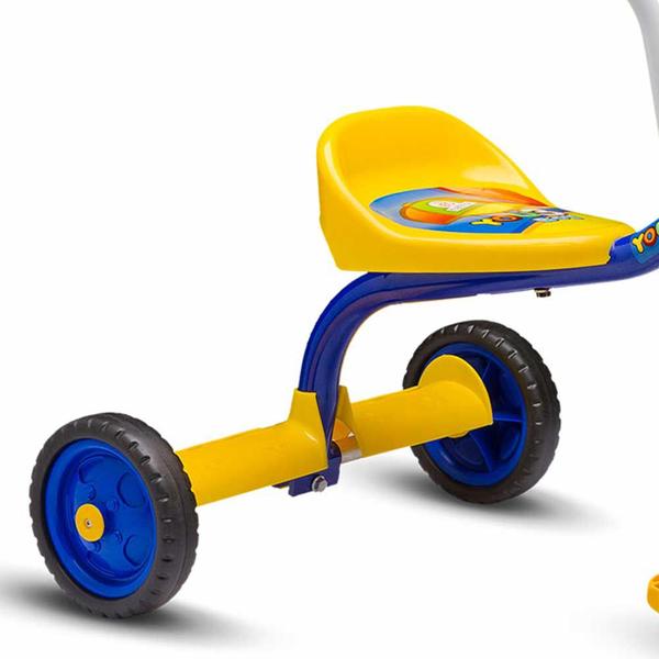 Imagem de Triciclo Infantil - Aro 5 - You 3 Boy - Amarelo e Azul - Nathor