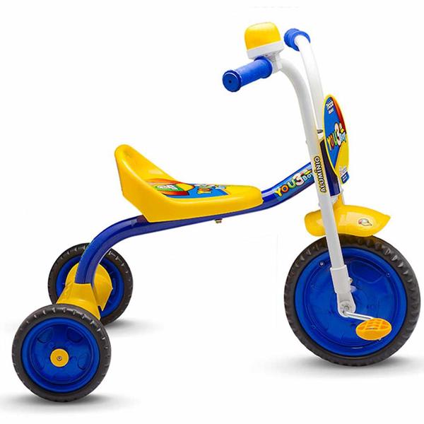 Imagem de Triciclo Infantil - Aro 5 - You 3 Boy - Amarelo e Azul - Nathor