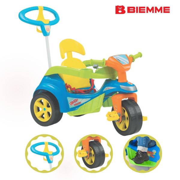 Imagem de Triciclo Infantil Baby Trike Evolution Azul Haste Removivel