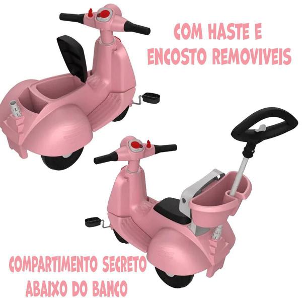 Imagem de Triciclo Infantil Banderetta Passeio Pedal Motinha Rosa