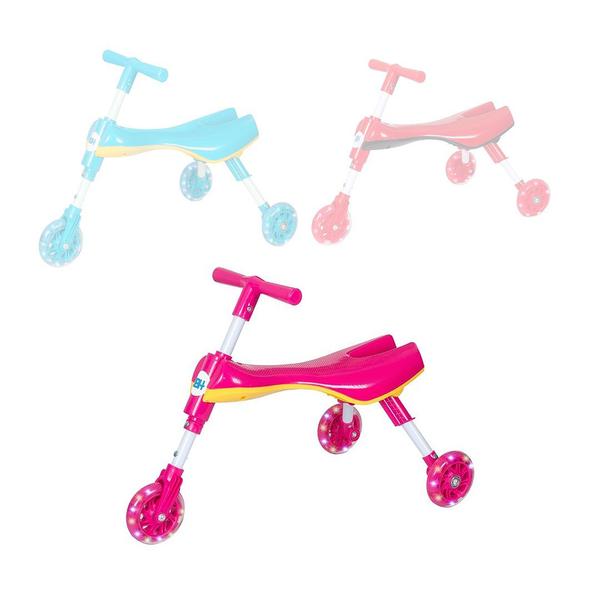 Imagem de Triciclo Infantil Bimba Portátil Exclusivo Rodinhas Com Led