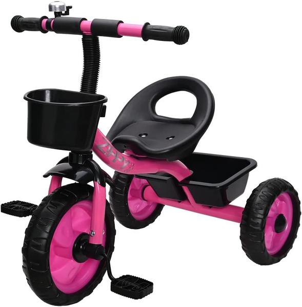 Imagem de Triciclo Infantil Com Cestinha + Buzina Zippy Toys