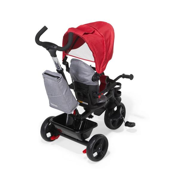 Imagem de Triciclo Infantil com Empurrador Waygo Vermelho Replay Kids