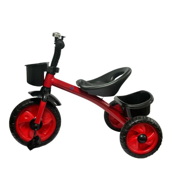 Imagem de Triciclo Infantil com Pedal Bicicleta Motoca 3 Rodas Passeio com Cestos Vermelho Importway Bw308vm