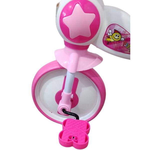 Imagem de Triciclo Infantil Com Som E Luz Suporta Até 25 Kg Cor:Rosa