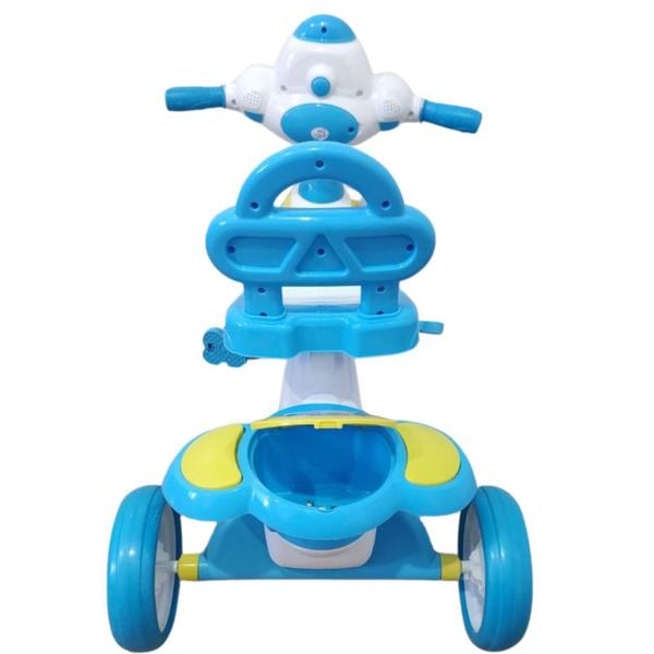Triciclo Infantil Com Som E Luz Suporta Até 25 Kg Cor:ul - Elite Imagem de Triciclo Infantil Com Som E Luz Suporta Até 25 Kg Cor:ul