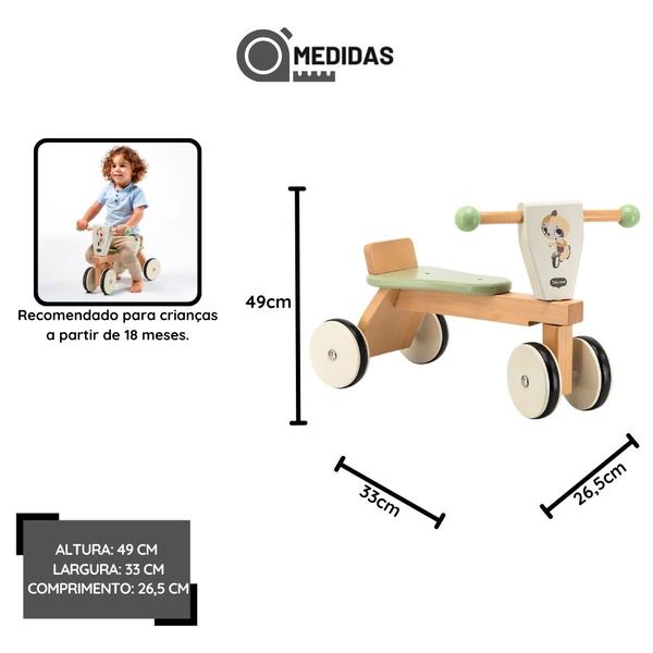 Imagem de Triciclo Infantil De Madeira Tiny Love Boho Chic