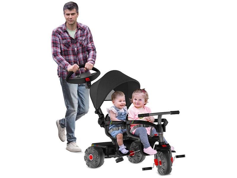 Imagem de Triciclo Infantil Duplo Smart 1314 com Capota 