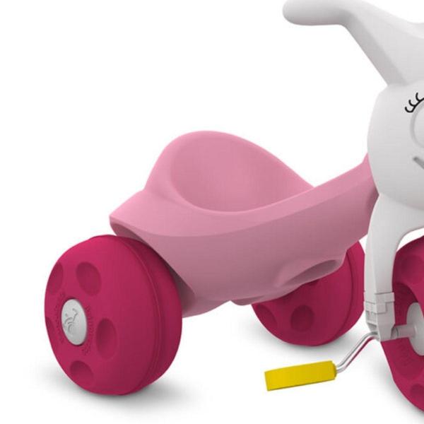 Imagem de Triciclo infantil europa a pedal rosa divertido bandeirante