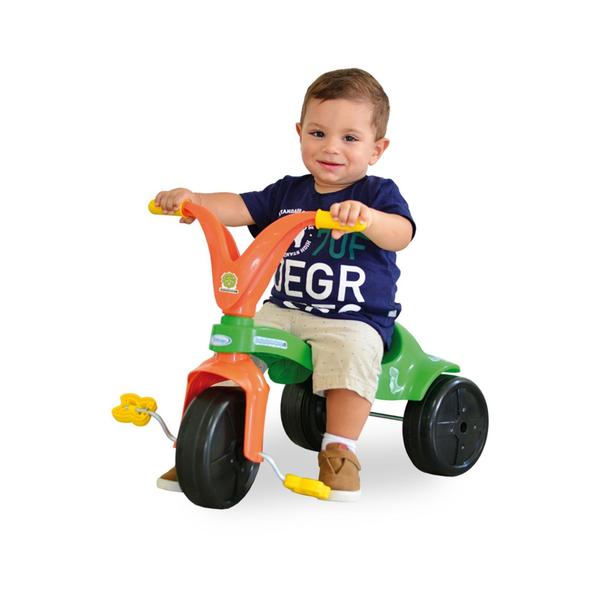 Imagem de Triciclo Infantil Fofossauros Verde e Laranja Xalingo