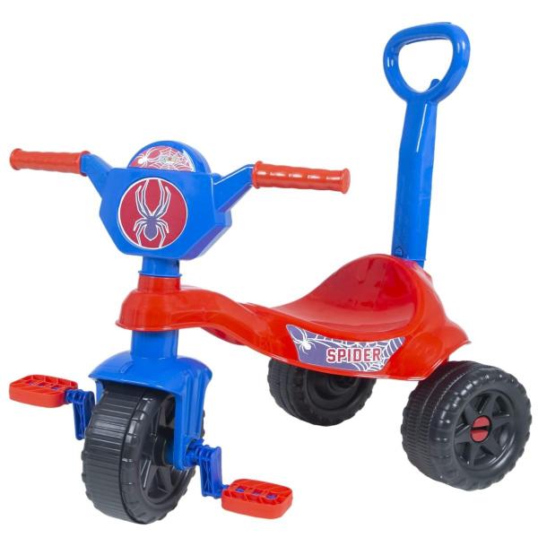 Imagem de Triciclo Infantil Heróis Spider Man Kemotoca +Baby Educativo