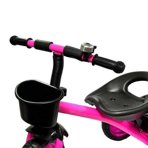 Imagem de Triciclo Infantil Importway BW308RS Preto e Rosa