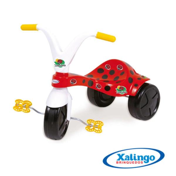 Imagem de Triciclo Infantil Joaninha Vermelho Com Pedal Xalingo - 0732.1