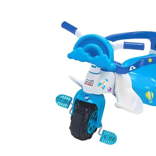 Imagem de Triciclo Infantil Motoca Empurrador Raibow ul Magic Toys