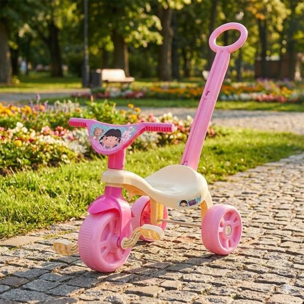 Triciclo Infantil Motoca Tchuco Doll Motoquinha Passeio Samba Toys