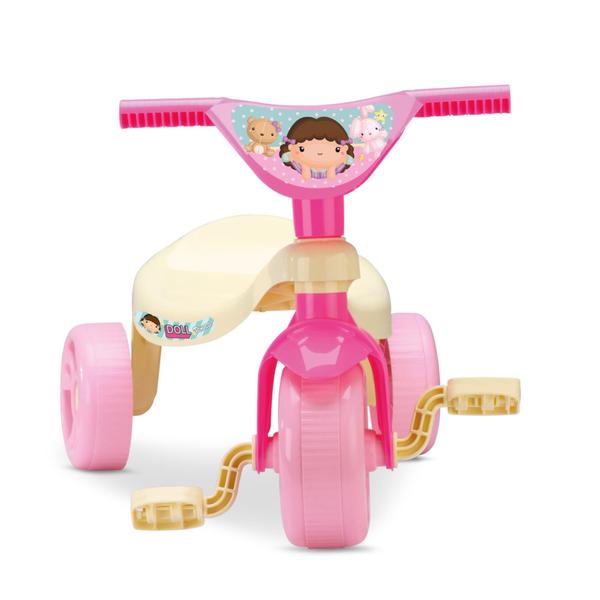 Imagem de Triciclo Infantil Motoquinha Doll Motoca Menina Com Alça