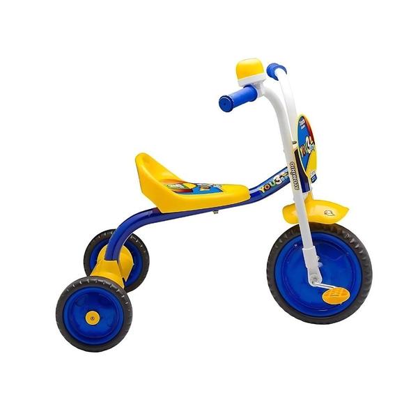 Imagem de Triciclo Infantil Nathor You 3 Boy Azul e Amarelo 100510160015, Buzina, Até 21kg