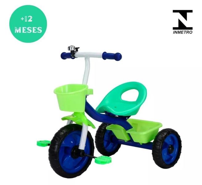 Imagem de Triciclo Infantil Passeio Com Pedal Jony Baby Style