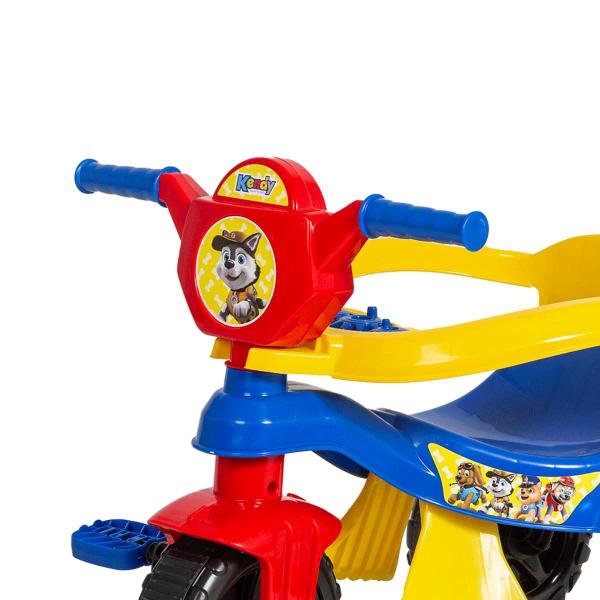 Imagem de Triciclo Infantil Passeio e Pedal Motoca Kemotoca Baby Dog Azul Kendy