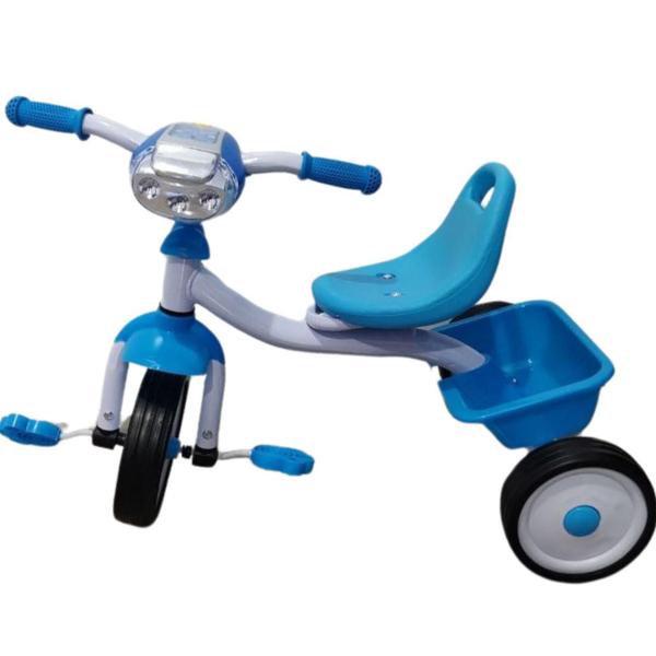 Imagem de Triciclo Infantil Pedal Com Som E Luz Suporta 25 Kg Cor:ul