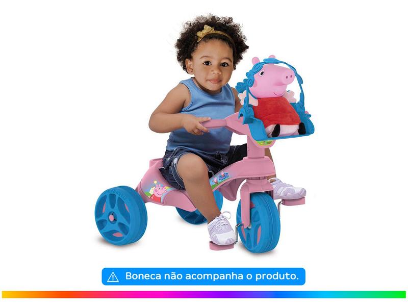 Imagem de Triciclo Infantil Peppa Pig Passeio e Pedal