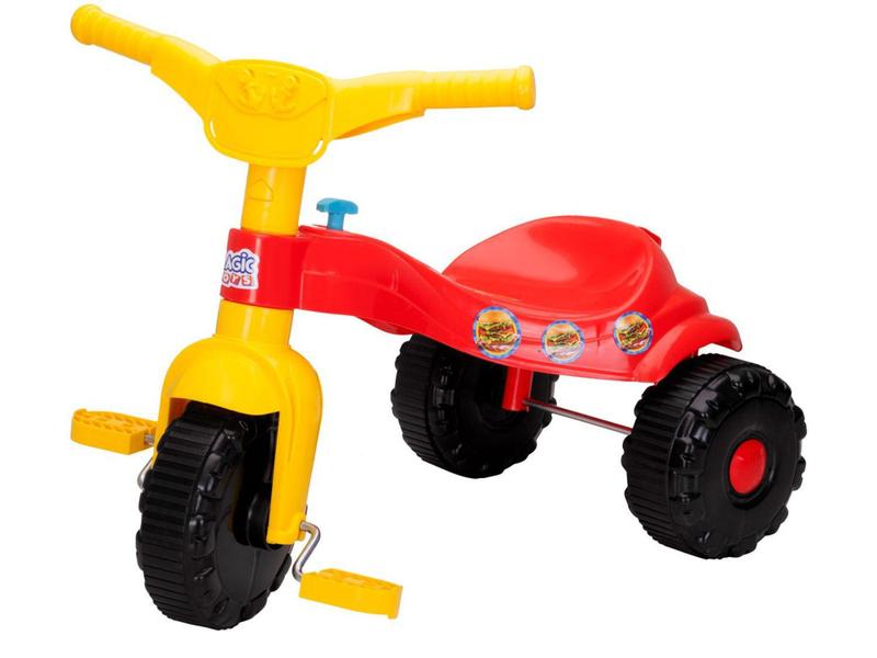 Imagem de Triciclo Infantil Pic-Nic com Empurrador Cestinha - Magic Toys