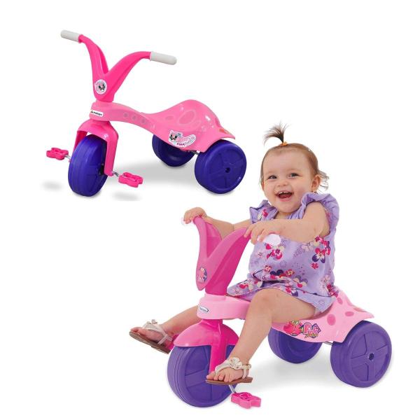 Imagem de Triciclo Infantil Pink Pantera Rosa com Pedal Xalingo