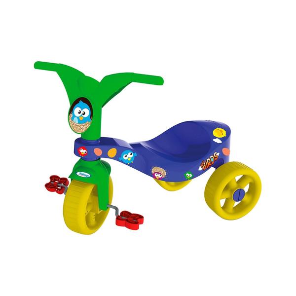 Imagem de Triciclo Infantil Pop Birds Azul e Verde Xalingo