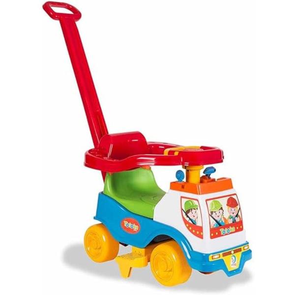 Triciclo Infantil Rosa Totoka Plus Motoca Bebe Com Apoio - CARDOSO TOYS Imagem de Triciclo Infantil Rosa Totoka Plus Motoca Bebe Com Apoio