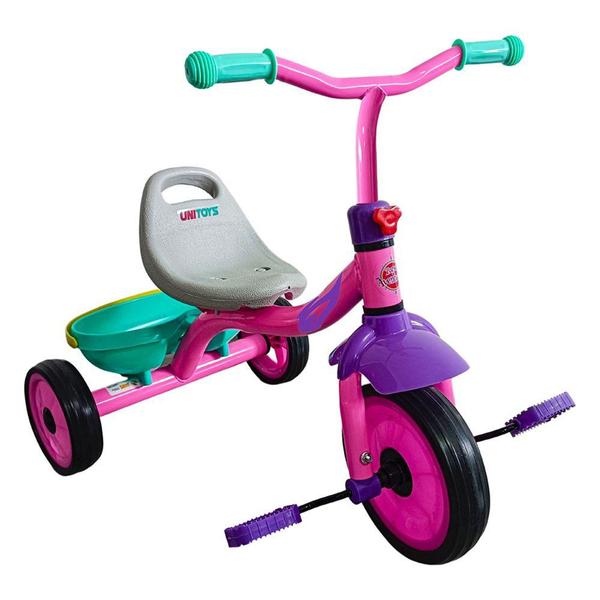 Imagem de Triciclo Infantil Rosa Unitoys 1801