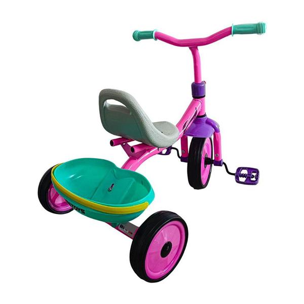 Imagem de Triciclo Infantil Rosa Unitoys 1801