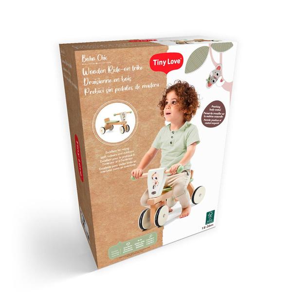 Triciclo Infantil Sem Pedal de Madeira Boho Chic Tiny Love Imagem de Triciclo Infantil Sem Pedal de Madeira Boho Chic Tiny Love