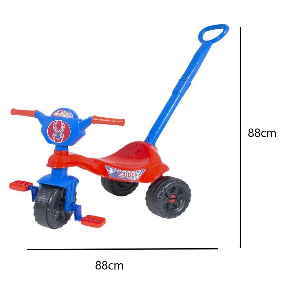 Imagem de Triciclo Infantil Spider Pedal Motoca Carrinho Passeio Kendy