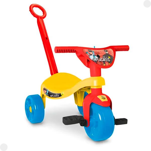 Imagem de Triciclo Infantil Tchuco com Haste - Samba Toys