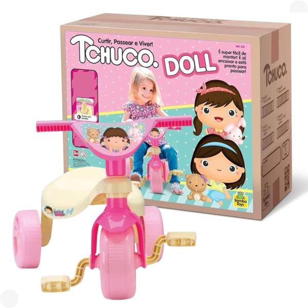 Imagem de Triciclo Infantil Tchuco Doll 0630 - Samba Toys