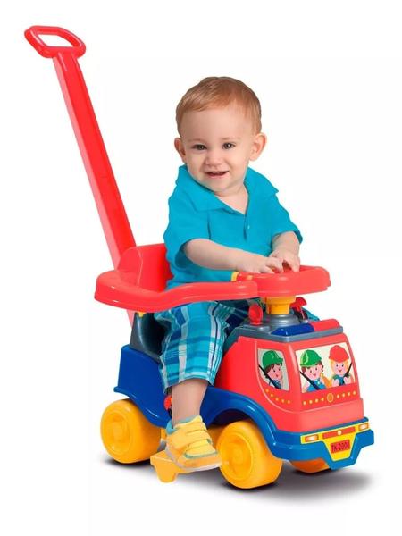 Triciclo Infantil Totoka Plus c/ Som Empurrador Motoca Carro Azul 6002 Cód 2314 - Cardoso Toys Imagem de Triciclo Infantil Totoka Plus c/ Som Empurrador Motoca Carro Azul 6002 Cód 2314