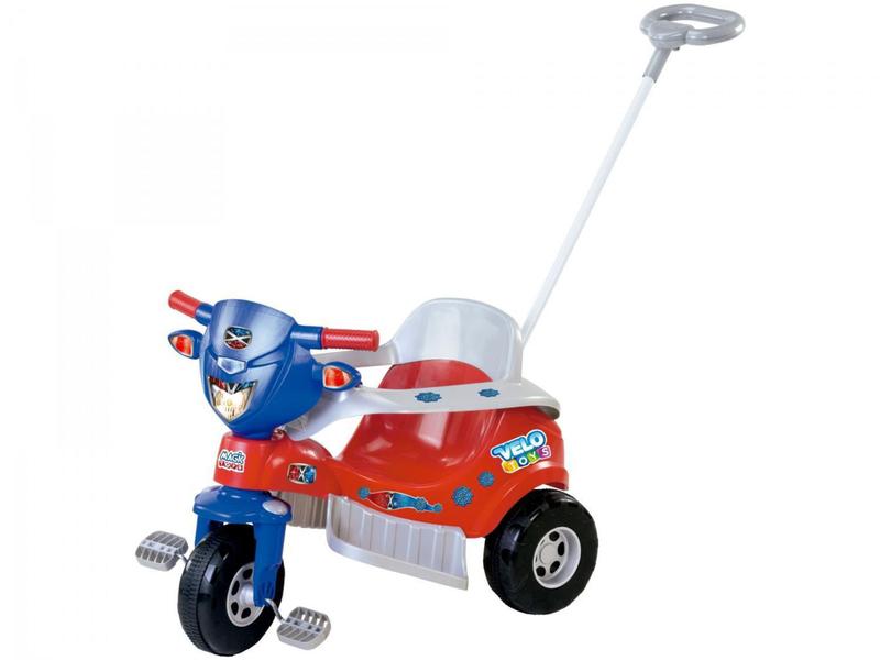 Imagem de Triciclo Infantil Velo Toys Tico Tico   - com Empurrador Magic Toys