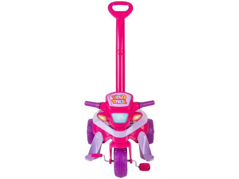 Imagem de Triciclo Infantil Velotrol com Empurrador - Bandeirante