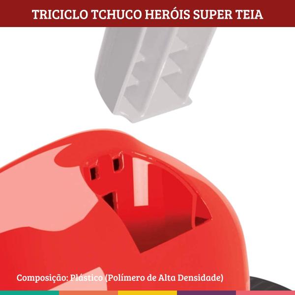 Imagem de Triciclo Infantil Velotrol Herois Super Teia Samba Toys