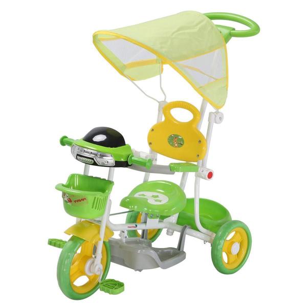 Imagem de Triciclo Infantil Verde Com Cobertura - Importway